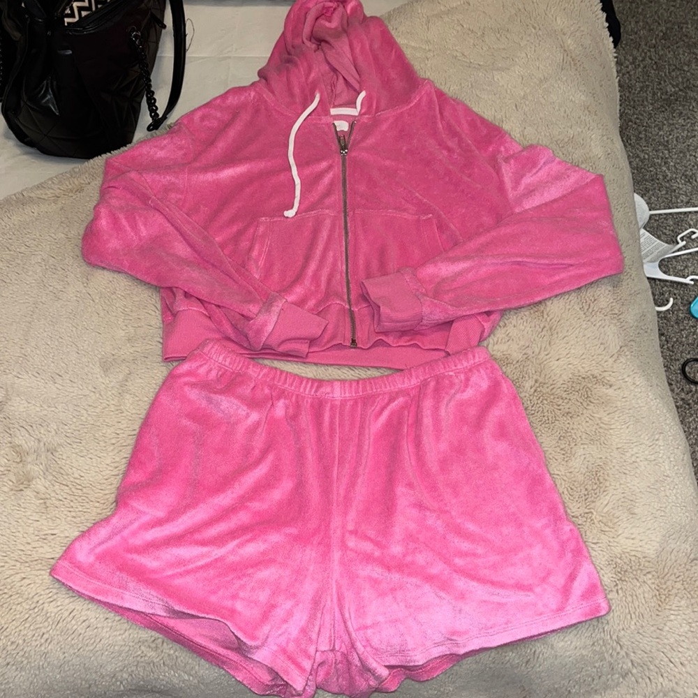 Pink Two Piece Set